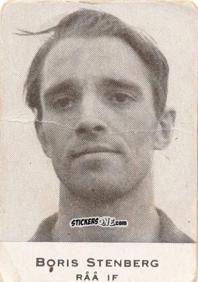 Figurina Boris Stenberg - Allsvenskan 1950-1951 n. 63 - Alifabolaget

