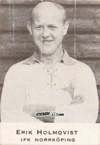 Cromo Erik Holmqvist - Allsvenskan 1950-1951 n. 65 - Alifabolaget
