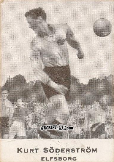 Figurina Kurt Söderström - Allsvenskan 1950-1951 n. 67 - Alifabolaget
