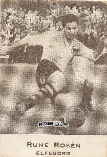 Figurina Rune Rosén - Allsvenskan 1950-1951 n. 69 - Alifabolaget
