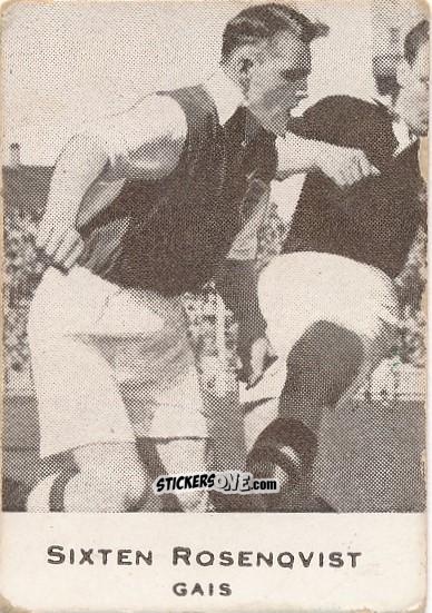 Figurina Sixten Rosenqvist - Allsvenskan 1950-1951 n. 76 - Alifabolaget
