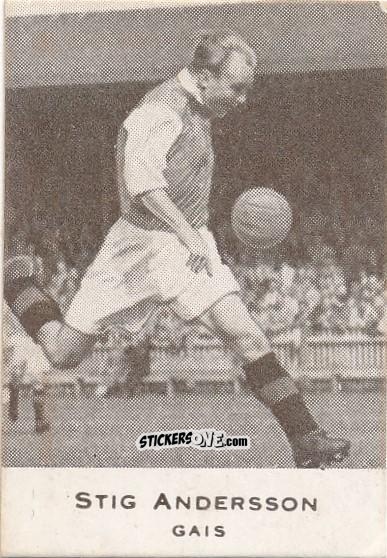 Figurina Stig Andersson - Allsvenskan 1950-1951 n. 77 - Alifabolaget
