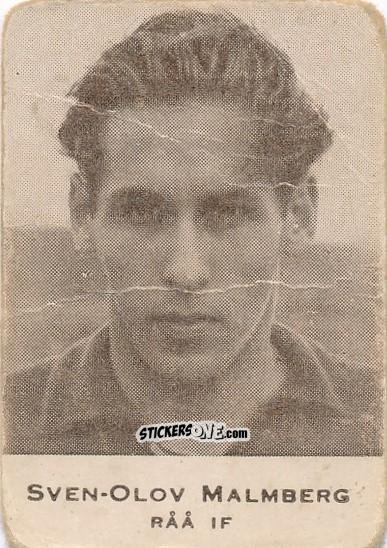 Figurina Sven-Olov Malmberg - Allsvenskan 1950-1951 n. 80 - Alifabolaget
