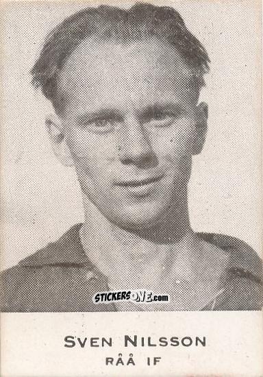 Figurina Sven Nilsson - Allsvenskan 1950-1951 n. 84 - Alifabolaget
