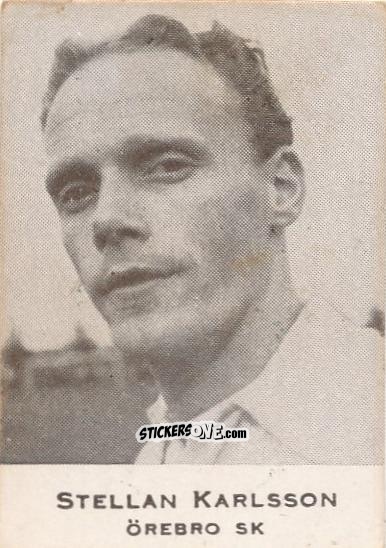 Figurina Stellan Karlsson - Allsvenskan 1950-1951 n. 88 - Alifabolaget
