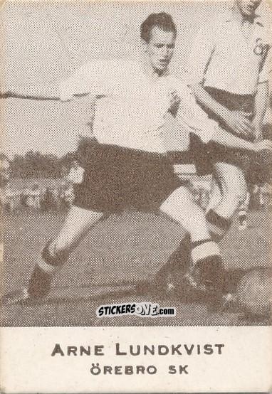 Figurina Arne Lundkvist - Allsvenskan 1950-1951 n. 91 - Alifabolaget
