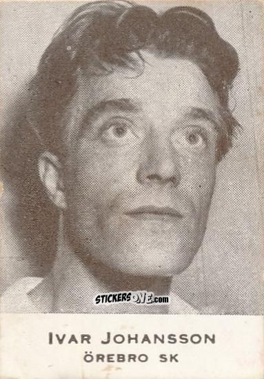 Figurina Ivar Johansson - Allsvenskan 1950-1951 n. 92 - Alifabolaget
