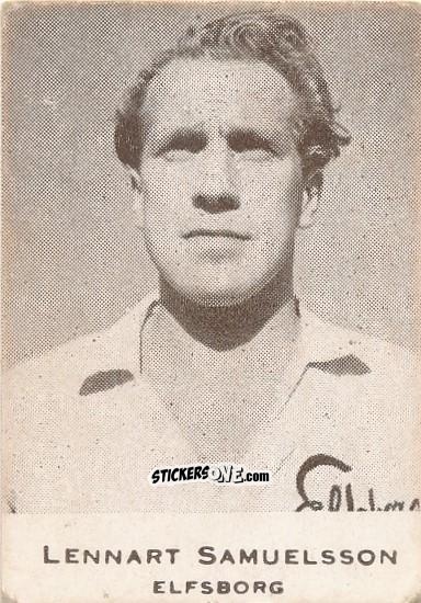 Figurina Lennart Samuelsson - Allsvenskan 1950-1951 n. 96 - Alifabolaget
