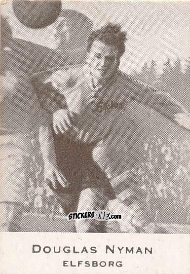 Figurina Douglas Nyman - Allsvenskan 1950-1951 n. 97 - Alifabolaget
