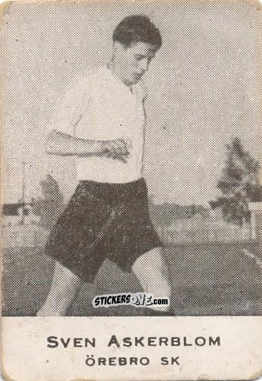 Figurina Sven-Olov Askerblom - Allsvenskan 1950-1951 n. 100 - Alifabolaget

