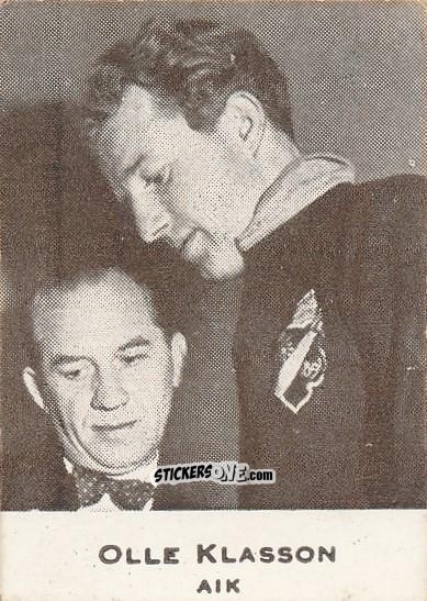 Figurina Olle Klasson - Allsvenskan 1950-1951 n. 108 - Alifabolaget
