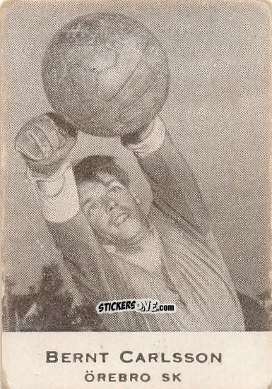 Figurina Bernt Carlsson - Allsvenskan 1950-1951 n. 113 - Alifabolaget
