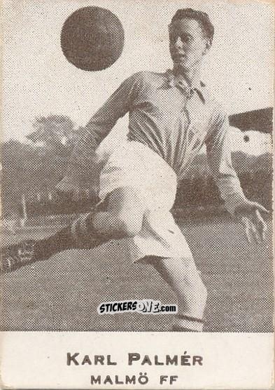 Figurina Karl Palmér - Allsvenskan 1950-1951 n. 122 - Alifabolaget
