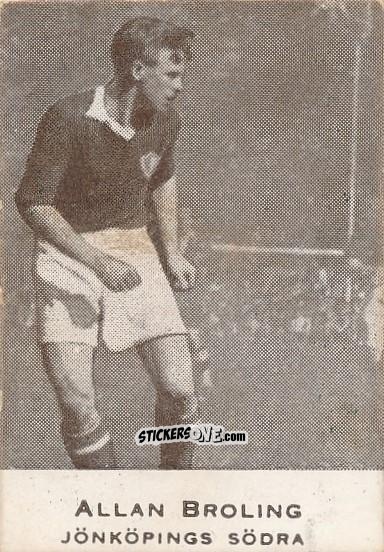 Figurina Allan Broling - Allsvenskan 1950-1951 n. 123 - Alifabolaget

