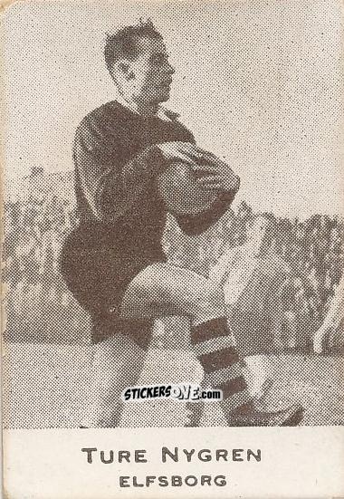 Figurina Ture Nygren - Allsvenskan 1950-1951 n. 129 - Alifabolaget
