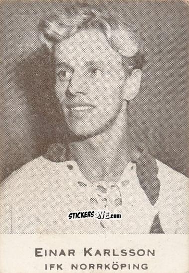 Cromo Einar Karlsson - Allsvenskan 1950-1951 n. 131 - Alifabolaget
