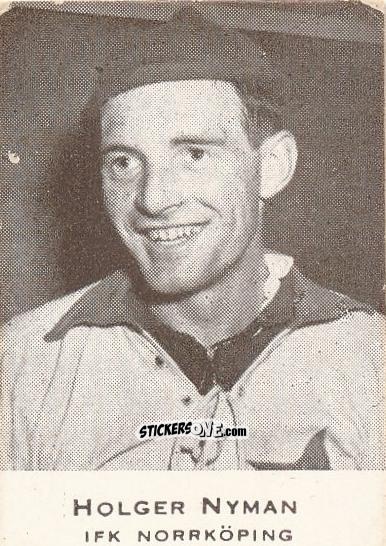 Cromo Holger Nyman - Allsvenskan 1950-1951 n. 135 - Alifabolaget
