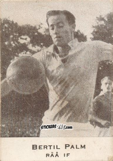 Figurina Bertil Palm - Allsvenskan 1950-1951 n. 139 - Alifabolaget
