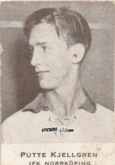 Cromo Putte Kjellgren - Allsvenskan 1950-1951 n. 142 - Alifabolaget
