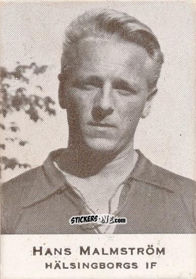 Figurina Hans Malmström - Allsvenskan 1950-1951 n. 151 - Alifabolaget
