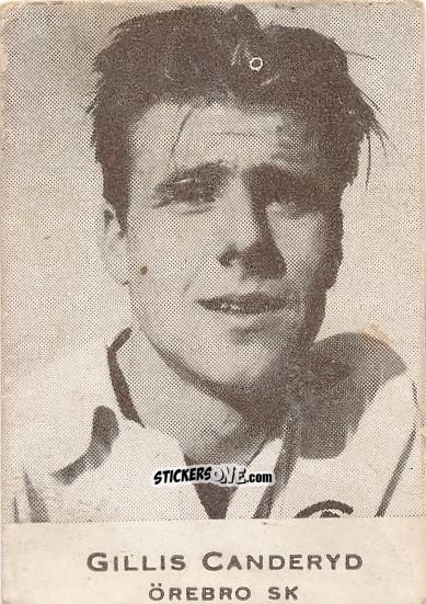 Figurina Gillis Canderyd - Allsvenskan 1950-1951 n. 155 - Alifabolaget
