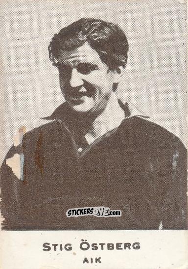 Figurina Stig Östberg - Allsvenskan 1950-1951 n. 163 - Alifabolaget
