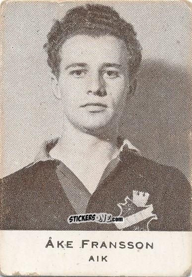 Figurina Åke Fransson - Allsvenskan 1950-1951 n. 164 - Alifabolaget
