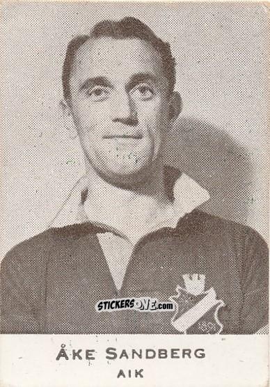 Figurina Åke Sandberg - Allsvenskan 1950-1951 n. 165 - Alifabolaget
