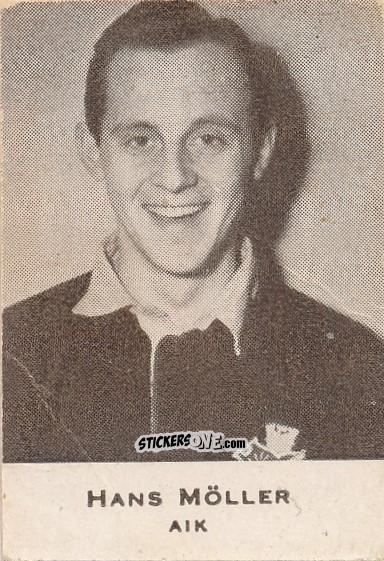 Figurina Hans Möller - Allsvenskan 1950-1951 n. 166 - Alifabolaget
