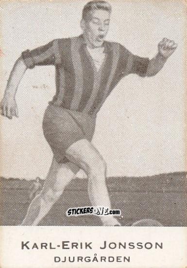 Figurina Karl-Erik Jonsson - Allsvenskan 1950-1951 n. 174 - Alifabolaget
