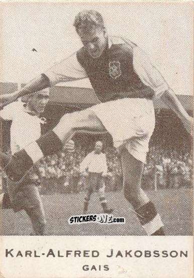 Figurina Karl-Alfred Jakobsson - Allsvenskan 1950-1951 n. 177 - Alifabolaget
