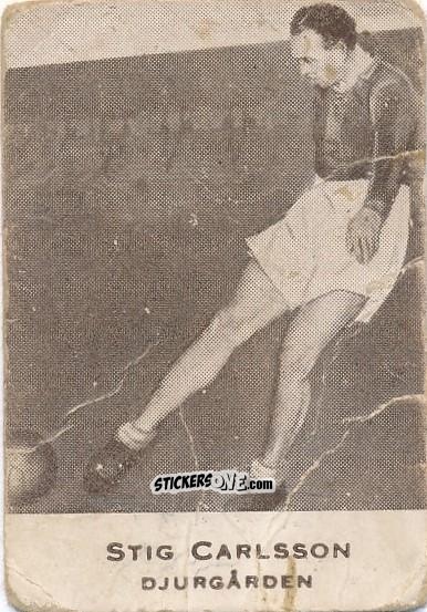 Figurina Stig Carlsson - Allsvenskan 1950-1951 n. 180 - Alifabolaget
