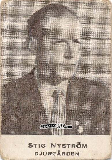 Figurina Stig Nyström - Allsvenskan 1950-1951 n. 184 - Alifabolaget
