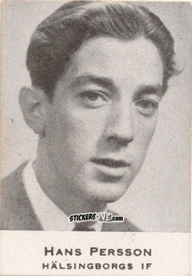 Figurina Hans Persson - Allsvenskan 1950-1951 n. 185 - Alifabolaget
