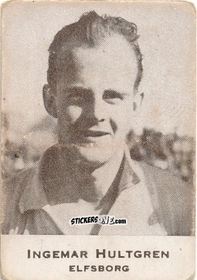 Figurina Ingemar Hultgren - Allsvenskan 1950-1951 n. 187 - Alifabolaget

