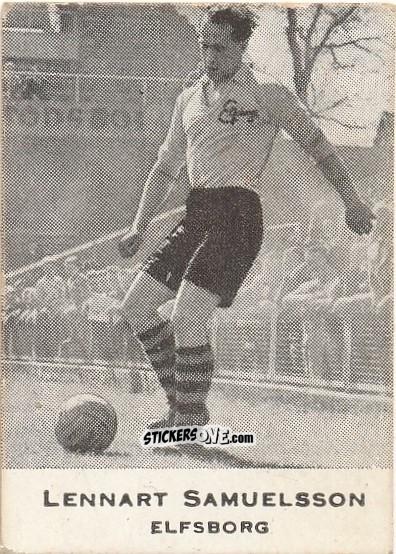 Figurina Lennart Samuelsson - Allsvenskan 1951-1952 n. 1 - Alifabolaget
