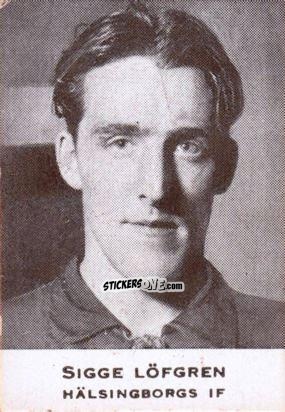 Figurina Sigge Löfgren - Allsvenskan 1951-1952 n. 2 - Alifabolaget
