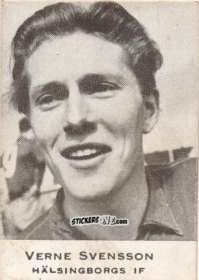 Figurina Verne Svensson - Allsvenskan 1951-1952 n. 3 - Alifabolaget
