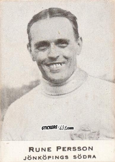 Figurina Rune Persson - Allsvenskan 1951-1952 n. 6 - Alifabolaget

