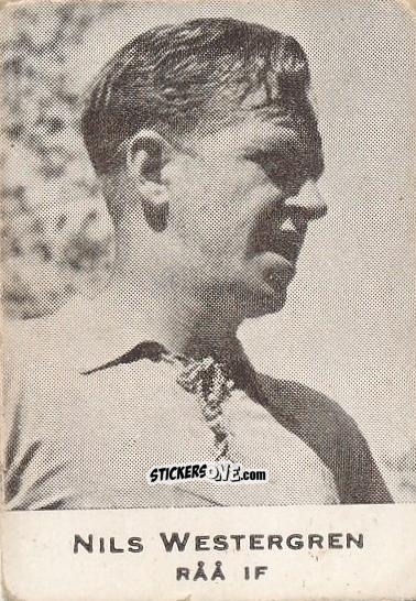 Figurina Nils Westergren - Allsvenskan 1951-1952 n. 9 - Alifabolaget
