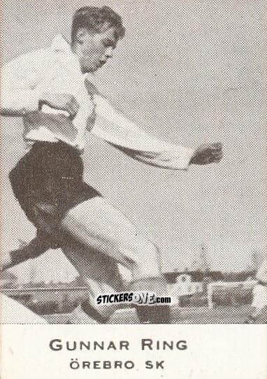 Figurina Gunnar Ring - Allsvenskan 1951-1952 n. 11 - Alifabolaget
