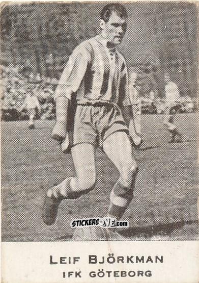 Figurina Leif Björkman - Allsvenskan 1951-1952 n. 14 - Alifabolaget
