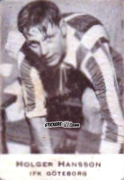 Figurina Holger Hansson - Allsvenskan 1951-1952 n. 15 - Alifabolaget

