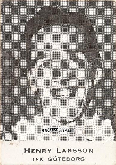 Figurina Henry Larsson - Allsvenskan 1951-1952 n. 16 - Alifabolaget
