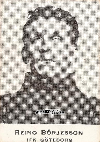 Figurina Reino Börjesson - Allsvenskan 1951-1952 n. 18 - Alifabolaget
