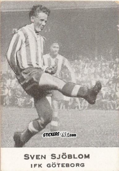 Figurina Sven Sjöblom - Allsvenskan 1951-1952 n. 21 - Alifabolaget
