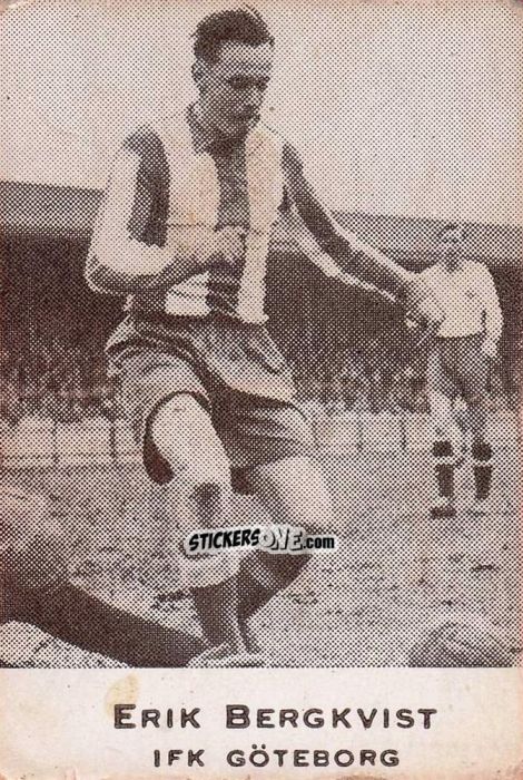 Figurina Erik Bergqvist - Allsvenskan 1951-1952 n. 22 - Alifabolaget
