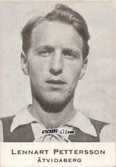 Figurina Lennart Pettersson - Allsvenskan 1951-1952 n. 26 - Alifabolaget

