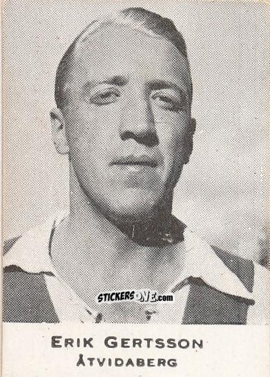 Figurina Erik Gertsson - Allsvenskan 1951-1952 n. 27 - Alifabolaget
