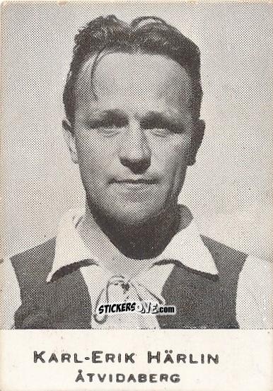 Figurina Karl-Erik Härlin - Allsvenskan 1951-1952 n. 28 - Alifabolaget
